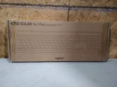 Logitech K750 Wireless Keyboard — Solar Recharging - Silver - For MAC Apple • $40