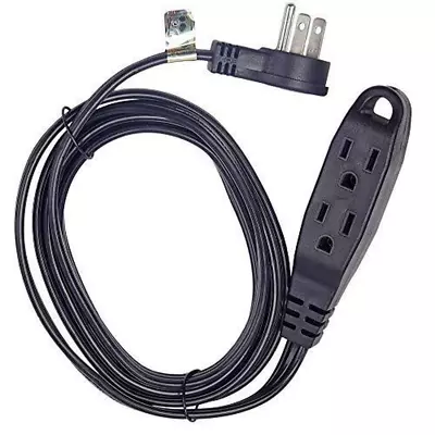 3 Way Power Splitter And 6' Extension Cord 3 Pack – Angled Plug (1 6 Foot) • $20.91