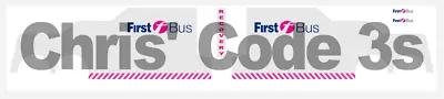 £8.50 • Buy 1/76 Code 3 First Bus Recovery Decals Suit Oxford Diecast Recovery Trucks