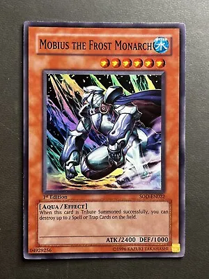 Mobius The Frost Monarch | 1st Edition | Super Rare |  SOD-EN022 | YuGiOh • $14.92