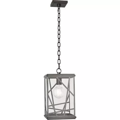 Robert Abbey RAB559 One Light Pendant Michael Berman Bond Blackened Nickel • $419