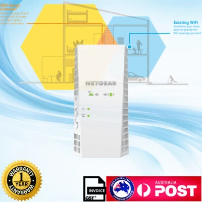 $56 • Buy Netgear EX6250 AC1750 Dual Band Wireless Gigabit WiFi Extender Booster