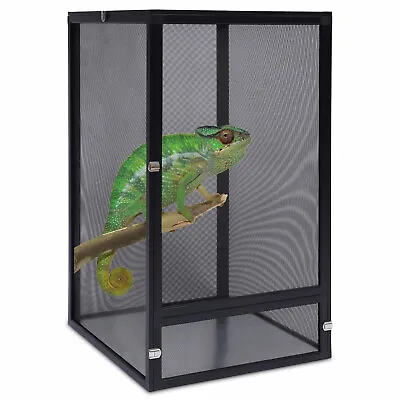 360 ° Panoramic Reptile Screen Cage Terrarium Chameleon Mesh Enclosure Habitat  • $55.10