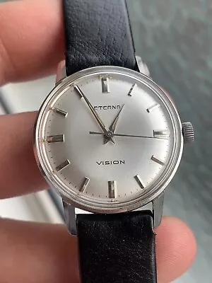 £239 • Buy 1960s Vintage Eterna Vision Hand-w Mens Watch 31mm Swiss Made