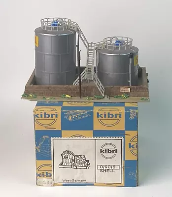 Kibri HO 9906 Shell Dual Gas Tanks Factory Built Original Box Base Chipped • $35