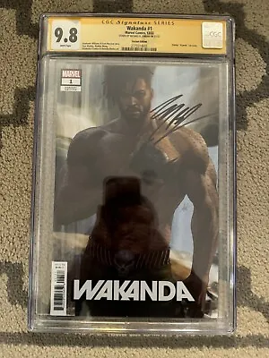 Wakanda 1 CGC 9.8 SS Artgerm Black Panther Signed By Michael B Jordan • £713.88