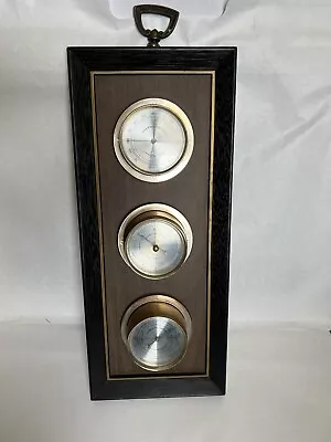 Vintage Springfield Weather Station Barometer Thermometer And Humidity 17  • $1