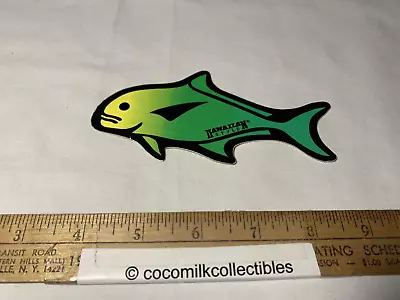 Vintage Sticker Or Decal Hawaiian Style Clothes Sports Wear Water Green Shark • $19.99