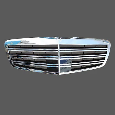 Chrome AMG Style Front Grille Grill For Mercedes Benz S-Class W221 2010-2013 • $109.99