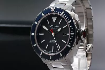 【NEAR MINT】 Alpina Sea Strong Diver 300m AL525X4VS6 Date Automatic Men's... • $954.43