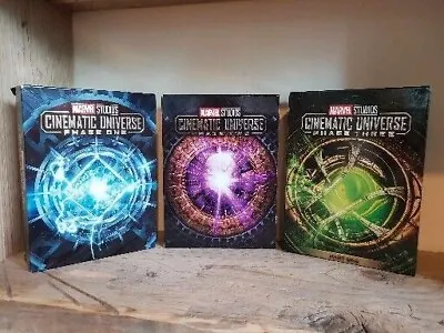 Marvel Cinematic Universe Phase 1 2 & 3 Part 1 DVD Collector Edition Box Sets • £40