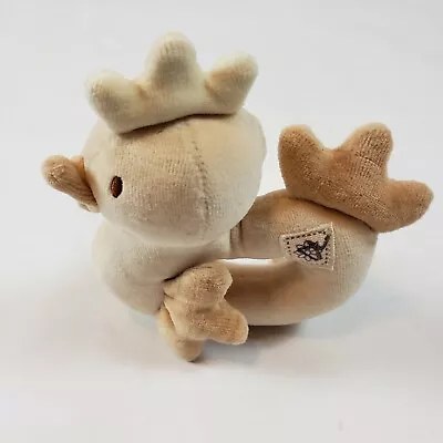 MiYim Simply Organic Chicken Rattle Plush Baby Lovey Beige Cream Discontinued • $14.14