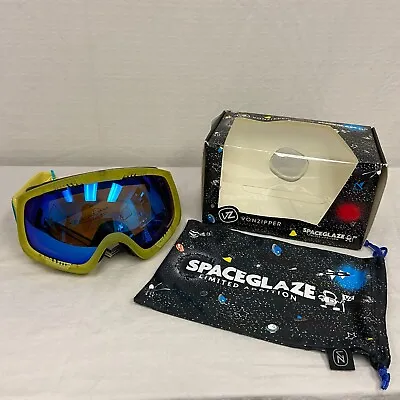 VonZipper Feenom Snow Sport Goggle Space Glaze Lemon W/ Sky Chrome Lens • $72