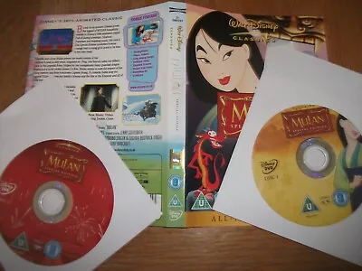 Mulan Special Edition  2 Dvd Set • £4.99