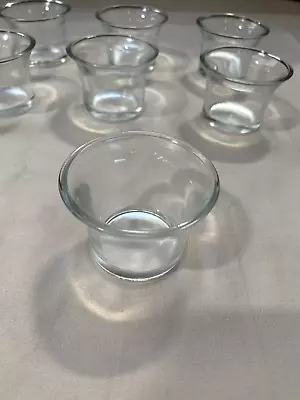 £13.99 • Buy Set Of 10 Tea Light Votives Candle Holders Clear (45mm)