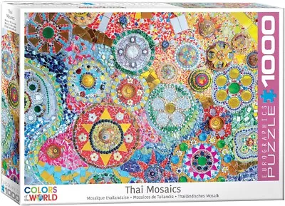 Thailand Mosaic 1000 Piece Jigsaw Puzzle Eurographics New • $29.99