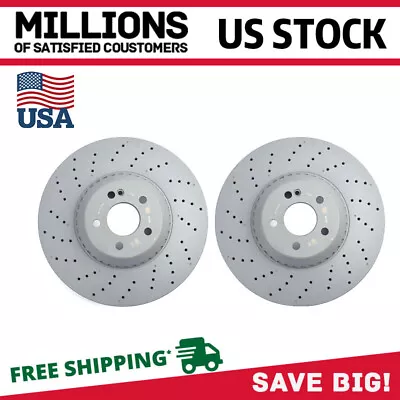 2014 2015 2016 2017 Mercedes S Class S550 S550e Front Brake Rotors ＃A2224200272 • $220.46