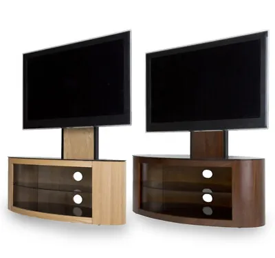 AVF Buckingham Oval Cantilever TV Stand Rounded Round For 37  To 65  LED CURVE • £309