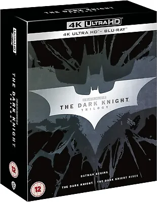 THE DARK KNIGHT TRILOGY 4K UHD Blu-Ray 3 Movie Collection Box Set BRAND NEW • $47.99