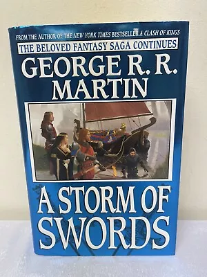 Game Of Thrones: A Storm Of Swords George RR Martin 1st Edition 1st Pr HC/DJ • $40