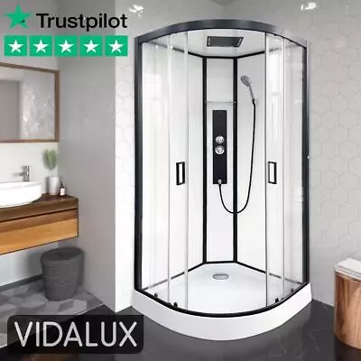 Vidalux Kontrast Lux 900 X 900 Quadrant Hydro Shower Cabin • £739