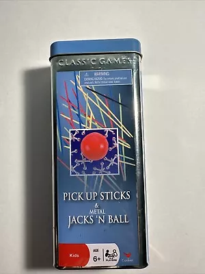 Classic Games - Pick Up Sticks And Metal Jacks 'N Ball  • $13