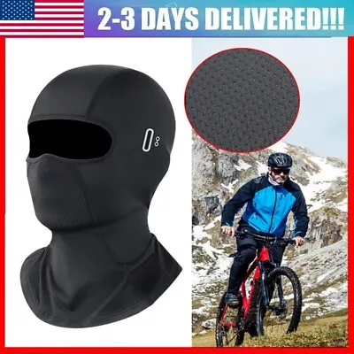 Motorcycle Full Face Mask Head Cover Balaclava Riding Headgear Cycling Windproof • $10.78