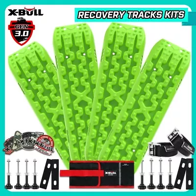 X-BULL 4WD Recovery Tracks Board Snow Sand Trucks With 4PC Mounting Pins 10T • $180