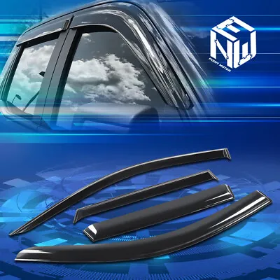 For 11-24 MIT Outlander Sport Glossy Black Window Visors Sun Rain Deflector • $33.88