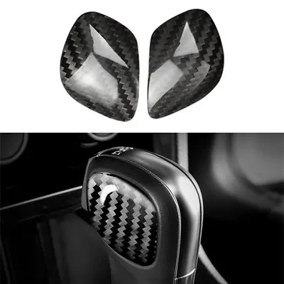 Carbon Fiber Gear Shift Knob Head Sticker Trim For VW Golf 7 GTI MK7 Polo Jetta  • $14.35