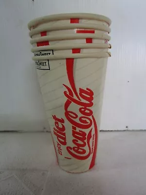 Coca Cola Cups 10 Enjoy Diet Coca Cola  Paper Cups. Great Condition. • $9.99