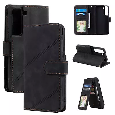 For Samsung NOTE 20 ULTRA J730 J8 J6 Leather Stand Wallet Flip Phone Case Cover • $11.53