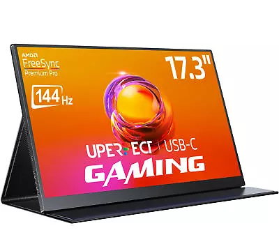 17.3'' 144Hz Gaming Monitor UPERFECT 1920*1080 PC Monitor USB C HDMI For PS Xbox • $254.99