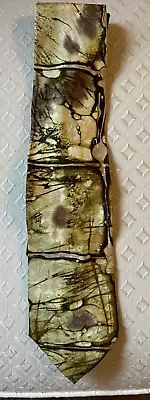 Hubert Milano 100% Silk Abstract Necktie Italy EUC • $15.99