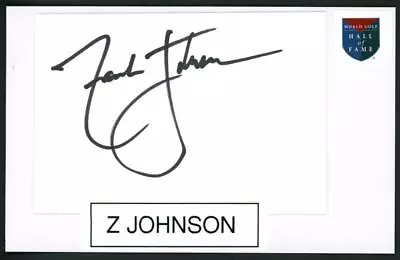 $17.99 • Buy ZACH JOHNSON Autograph Cut | Golf Star - Signed