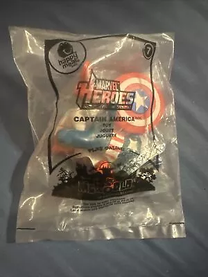 2010 Marvel Heroes #7 Captain America McDonald's Happy Meal Toy Sealed. • $0.99