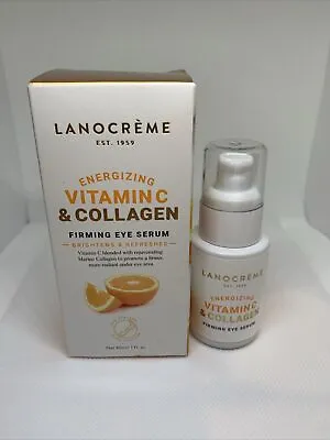 Lanocreme Anti Wrinkle Eye Serum Vitamin C & Collagen 30ml Skin Care Treatment • £24.99