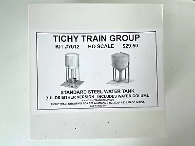 Tichy Train #7012 HO 100000 Gallon Steel Water Tank W/Water Column Kit - NISB • $19.99