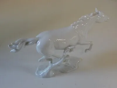 Alka Kunst Bavaria Porcelain Galloping Running Horse • $161.99
