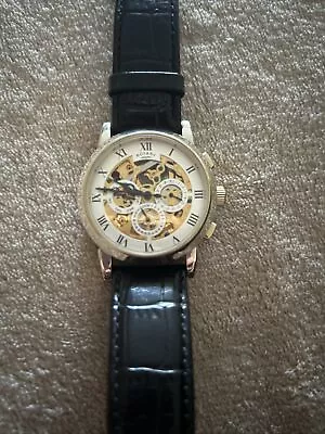 Rotary Automatic Skeleton Watch • £32