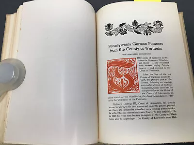 Pennsylvania Dutch German Folklore Society Geneaology Pioneer History 1947 Book • $12.95