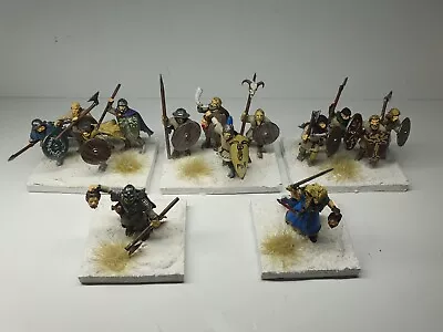 28mm Tuetonic Warband Warriors With  4 Command And 2 Leaders  NEW • £25