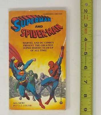 Superman Spider Man Marvel DC Comics  Superhero Book Vintage • $20