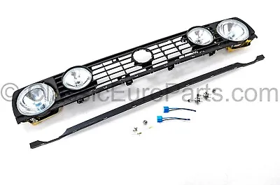 Euro Conversion 4 Headlight & Fog Light & Grill Set For VW Golf Rabbit MK2 GTI • $869.99