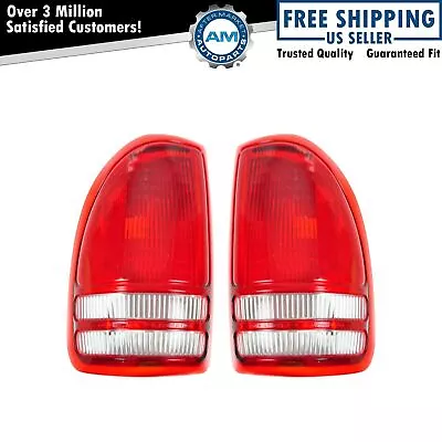 Tail Lights Taillamps Left & Right Pair Set For 1997-2004 Dodge Dakota Truck • $56.66