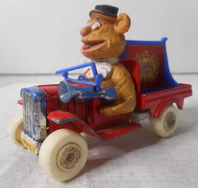 CORGI Fozzie The Bear DIE CAST CAR 1979 Muppets Sesame Street Henson Toy Red • $8.88