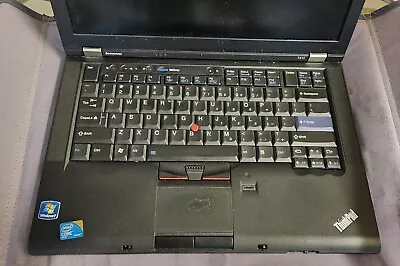 Lenovo T410 Laptop No Hard Drive Windows 7 Pro COA For Parts Only • $9.99