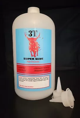 THICK CA Glue -32 Oz Bottle - Super Glue Adhesive - Cyanoacrylate 1000 CPS • $60