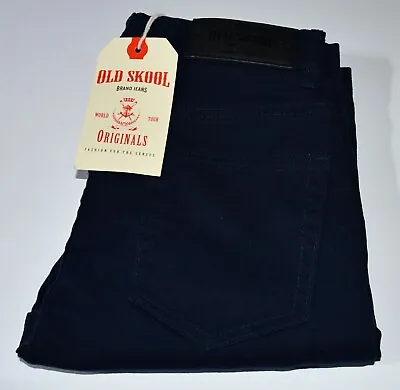 Old Skool Men's Skinny Fit Stretch Jeans - Size 30 - Color: Navy • $14.90