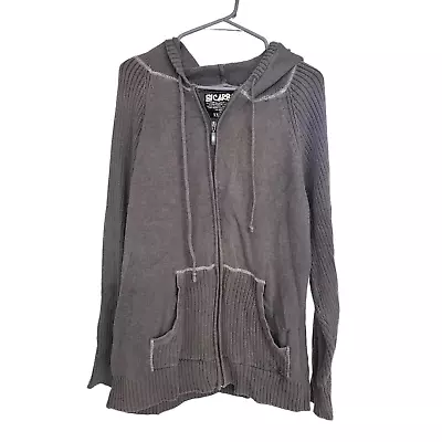 Men's Carbon Gray Sweater Hoodie Jacket - XXL • $19.99